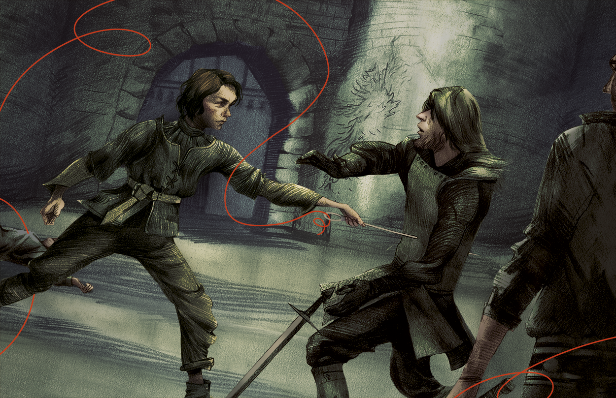 Arya Kills With Needle