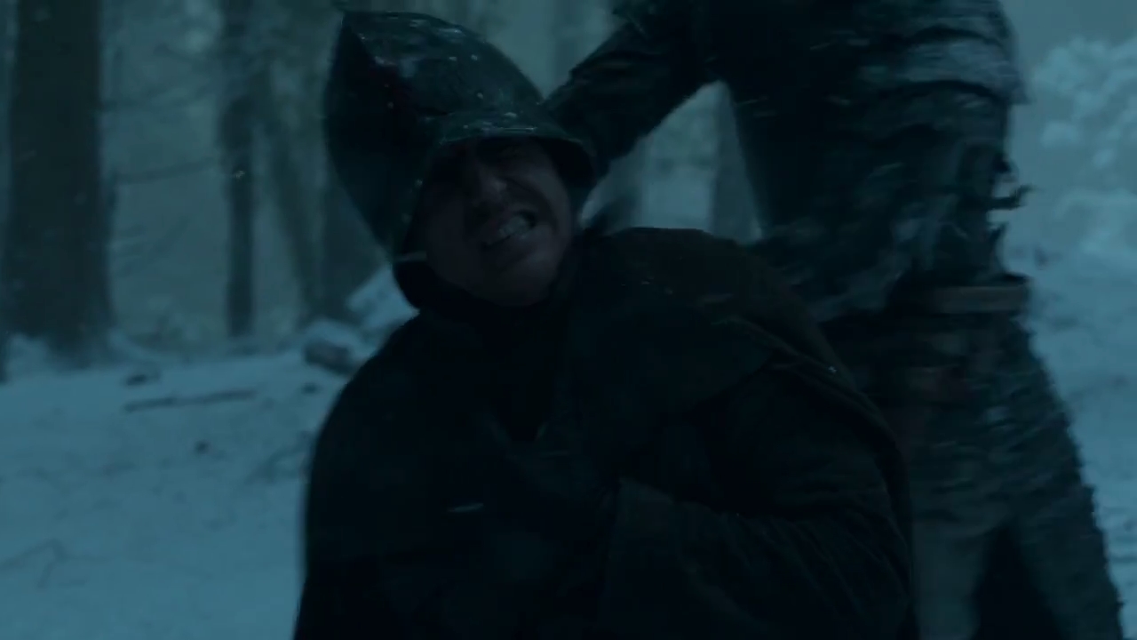 Brienne Kills A Bolton Soldier