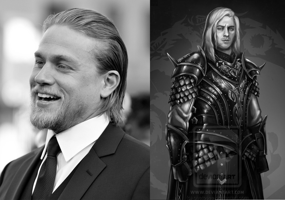 Charlie Hunnam as Rhaegar Targaryen the Last Dragon