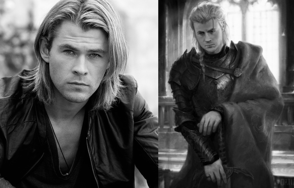 Chris Hemsworth as Rhaegar Targaryen the Last Dragon