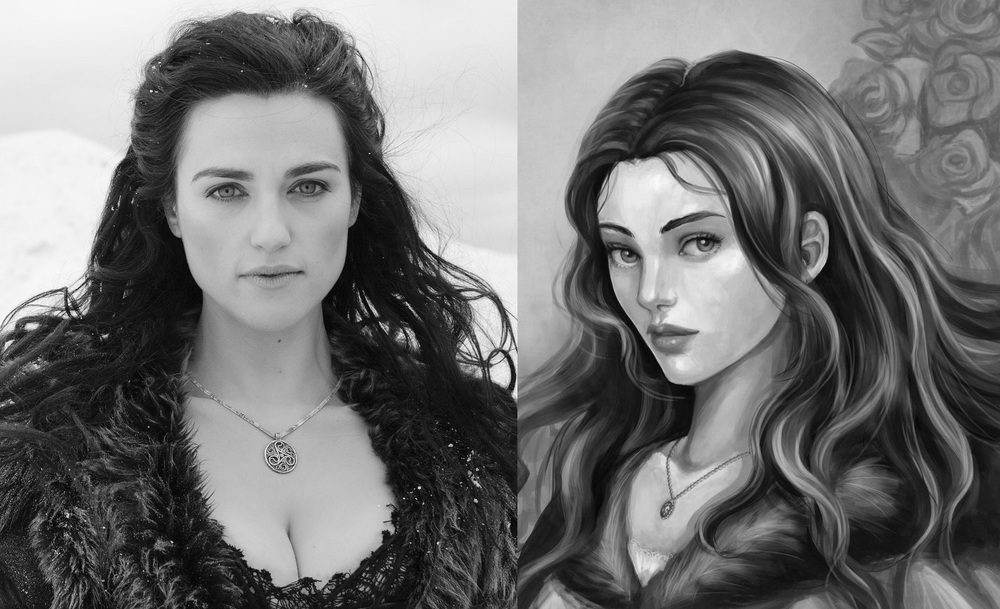 Katie McGrath as Lyanna Stark the Wolf Maid-14