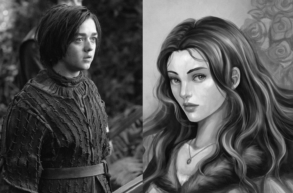 Maisie Williams as Lyanna Stark the Wolf Maid