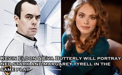 Mummers Troup (Ned Stark and Margaery Tyrell) - Kevin Eldon, Eva Butterfly
