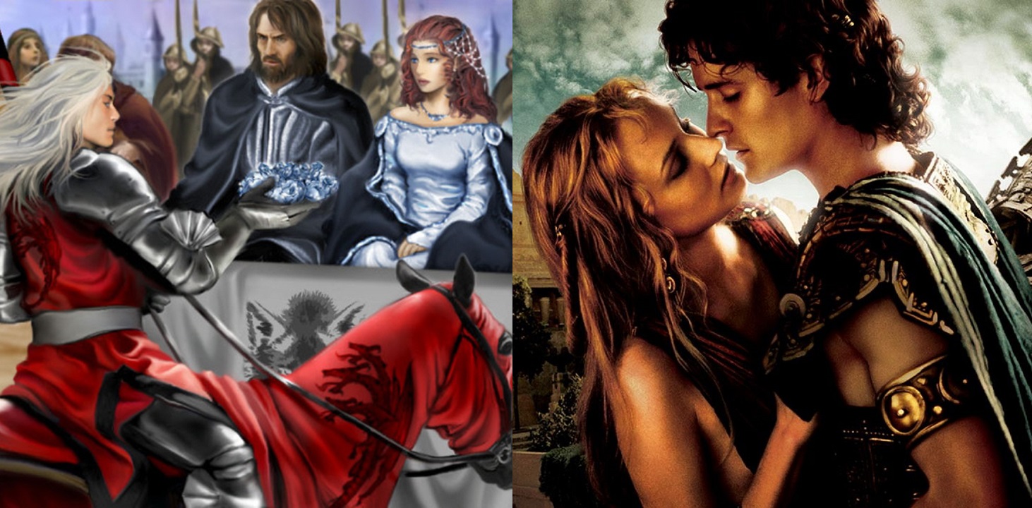 Rhaegar and Lyanna - Helen of Troy and Paris