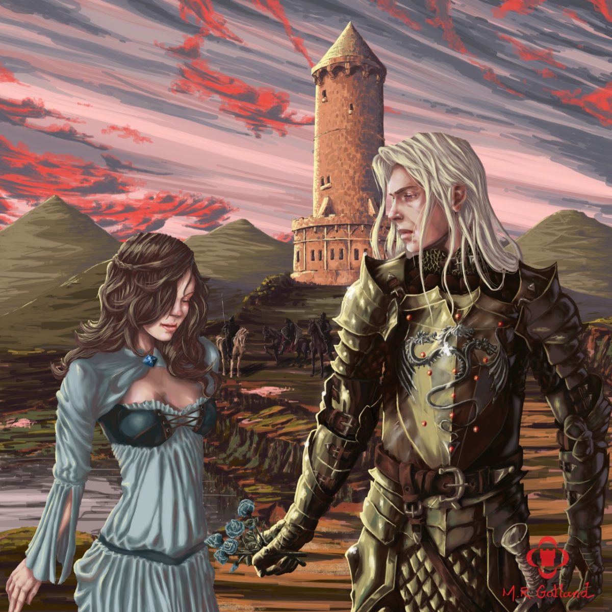 Lyanna Stark and Rhaegar Targaryen by MrGoTLand 1200x1200 - بهترین و بدترین پدران دنیای نغمه
