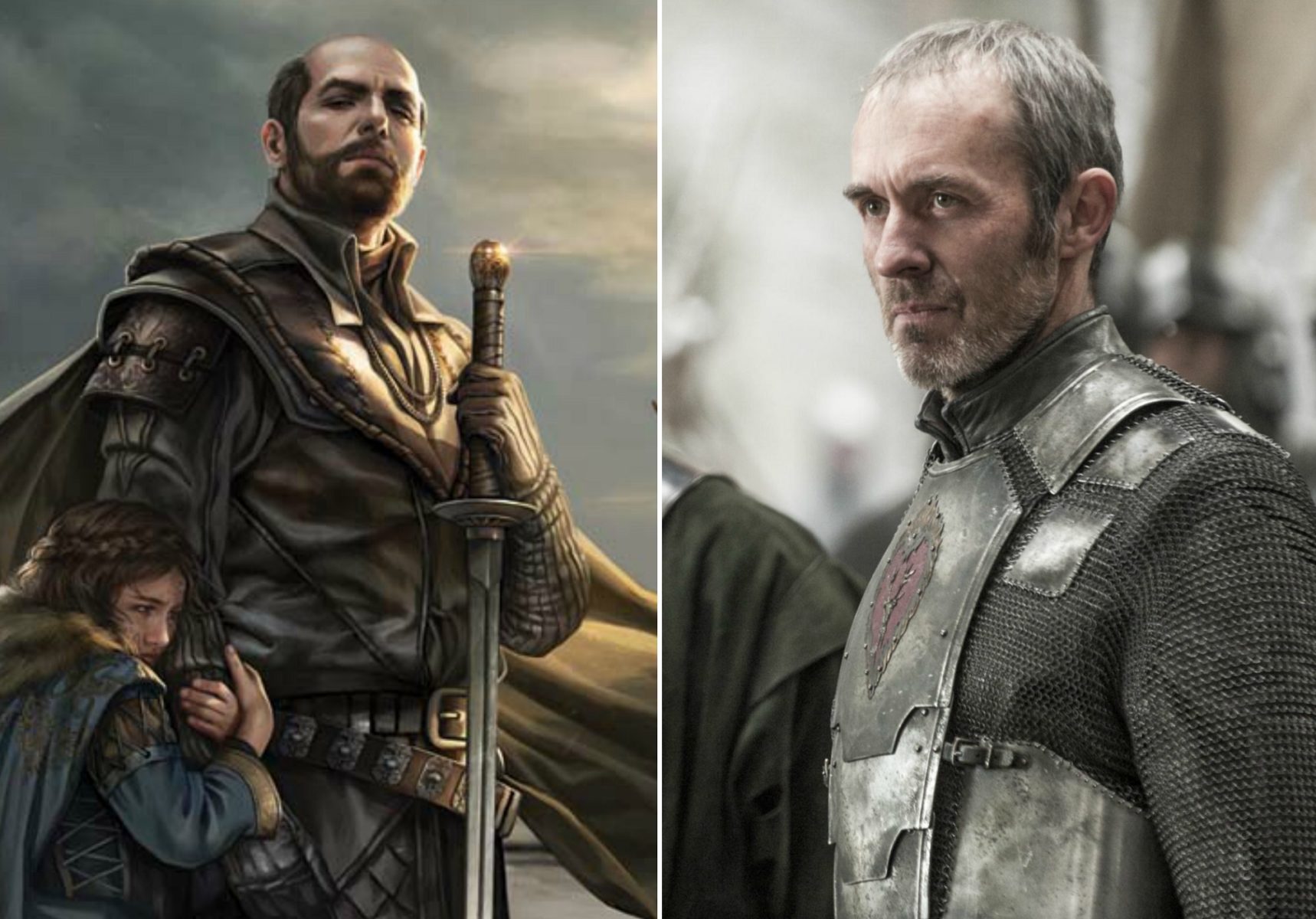 Image result for Stannis show vs book